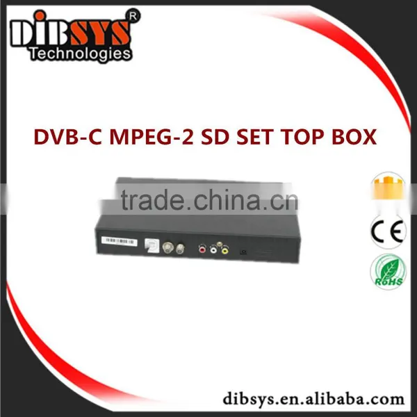 DVB-C MPEG-2 SD Digital TV Box Set Top Box