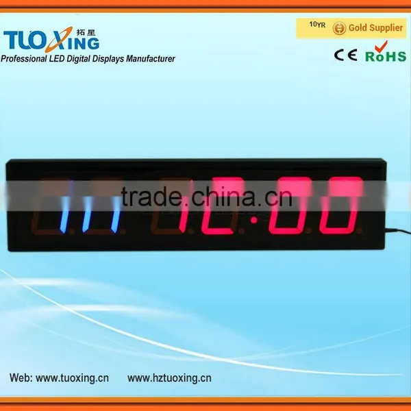 4 Inch 6 Digit LED Interval Timer Watch photo-5