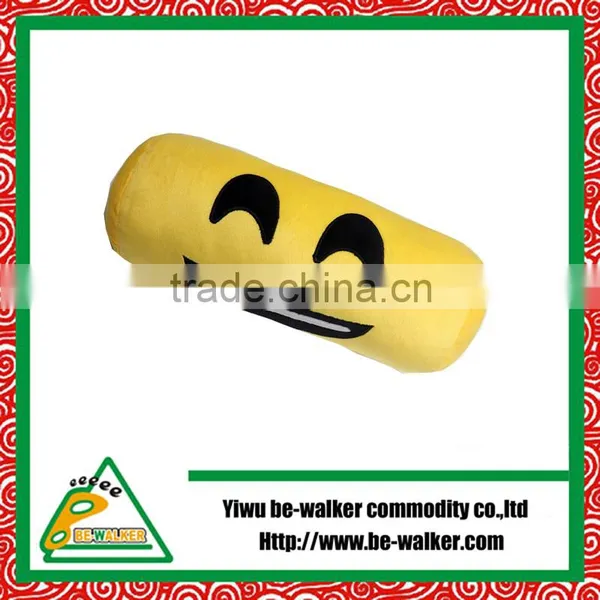 2016 Plush Cushion And Tube Cushion With Emoji Stuffing PP Cotton