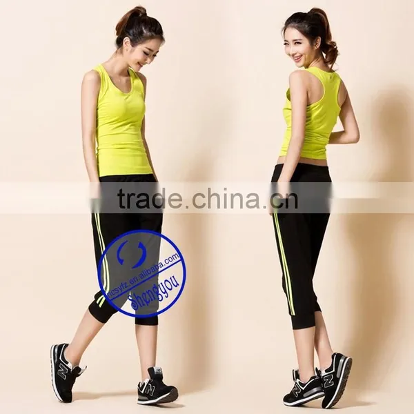 2015 New Design Women Black Jogger Pants Factory in China photo-3