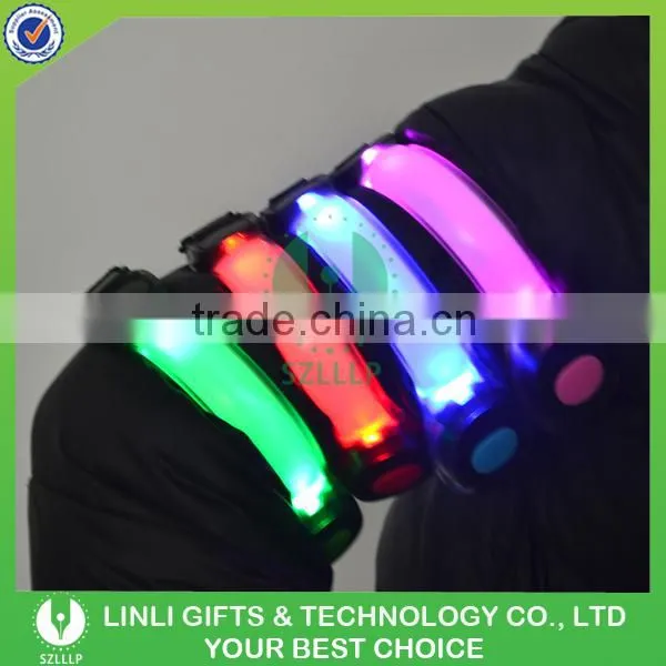 Hot Selling TPU Safety Warning Led Light Up Arm Band With Logo photo-6