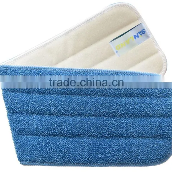 Sinland Deep Clean Mop Head Mops Refill Mop Replacement Pads WET Mops Refill 13cmx45cm Blue photo-2