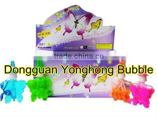 Butterfly Bubble With Whistle