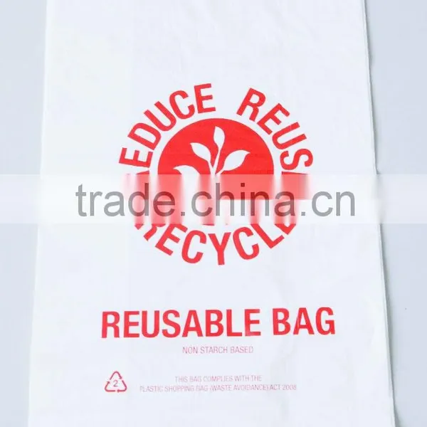 Biodegradable Plastic Bags T-shirt Plastic Bags With Oxo-Biodegradable Additive D2W photo-2