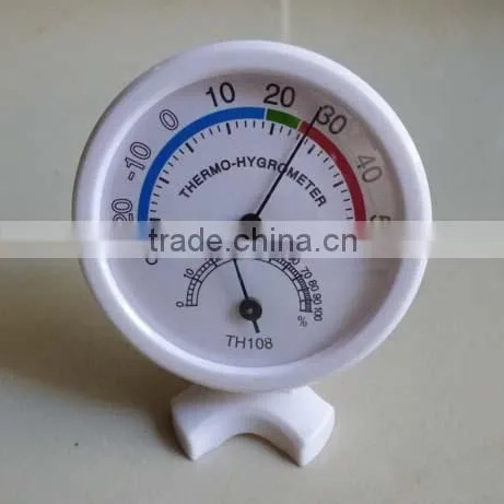 Plastic Thermometer, Cheap Hygrometer, Thermometer and Hygrometer With Stand