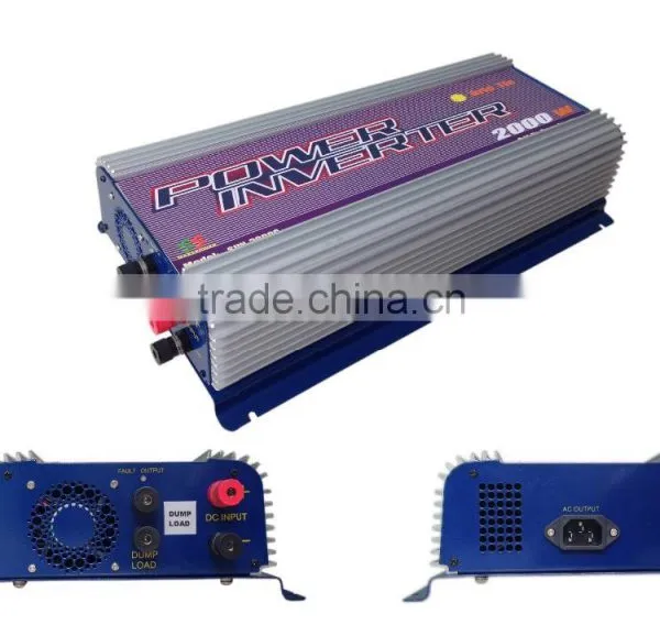 2000W Wind Power Grid Tie Inverter,on Grid Inverter,Model SUN-2000G-WDL