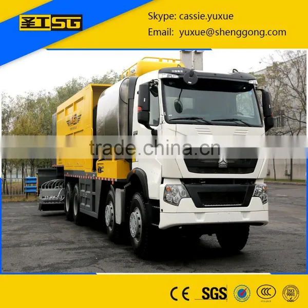 Fiber Asphalt Chip Sealer Truck For Sale