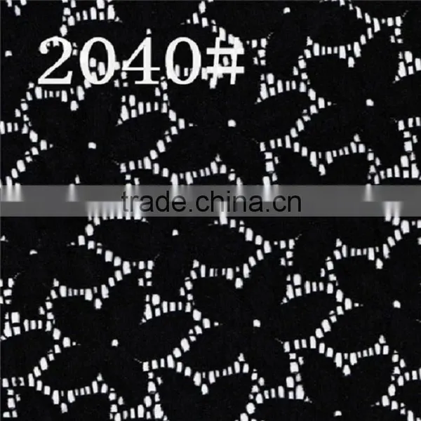 Fashionable Lace Fabric With Polyester Spandex for Home Decoration TH-2040 photo-4