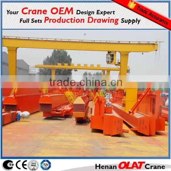 Design Drawing Supply Mobile Gantry Crane 25t 30t