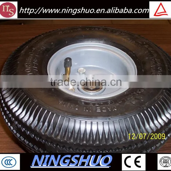 China Factory of Cheap Small 10 Inch Pneumatic Rubber Hand Truck Wheel