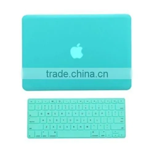 NEW! Rubberized Hard Case for Macbook PRO 13 A1278 + Keyboard Skin Cover photo-2