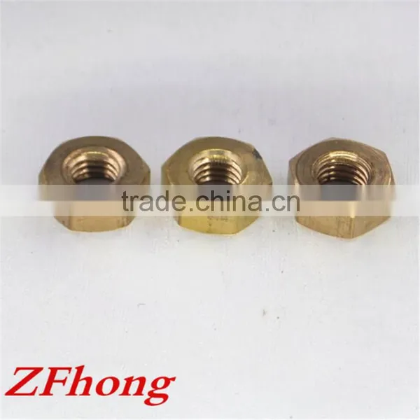 Made in China High Quality m1 - M10 Nickel Plated Din934 Brass Hex Nut photo-4