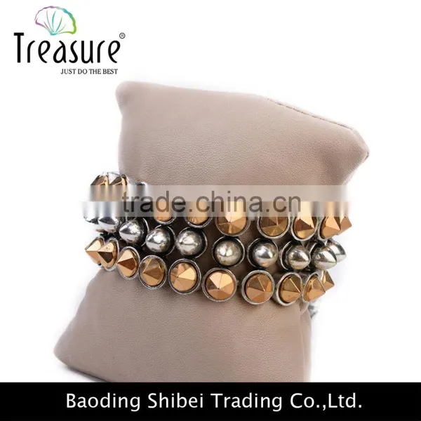2016 Fashion New Design Alloy Concert Wide Bangle Bracelet Jewelry photo-6