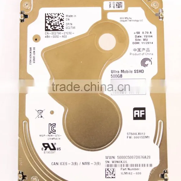 For Dell C2T96 ST500LX012 2.5" SATA SSHD Hybrid 500GB 5400 RPM Ultrathin Laptop Hard Drive photo-3