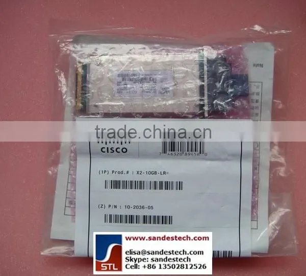 CISCO X2-10GB-LR 10GBASE-LR 10KM 1310NM X2-10GB-LR= 10-2036-05 CISCO Optical Transceiver photo-2