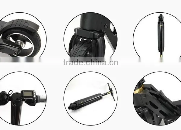 2016 Carbon Fiber Electric Scooter, Lightest Electric Scooters With LG Battery, Self Balance Electric Scooters photo-5