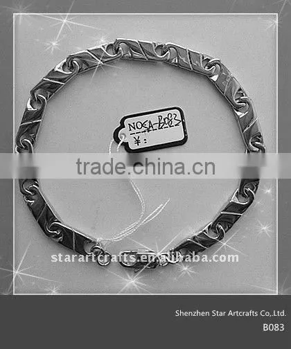 Whole Price Jewelry Metal Plain Bracelets B083