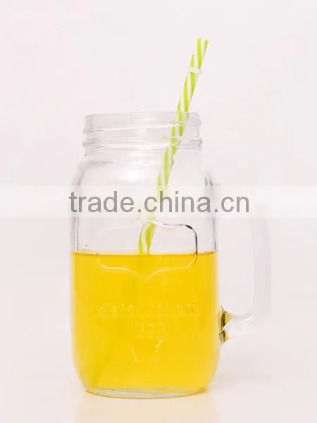 1000ml Glass Mason Jar With Lid and Handle photo-2