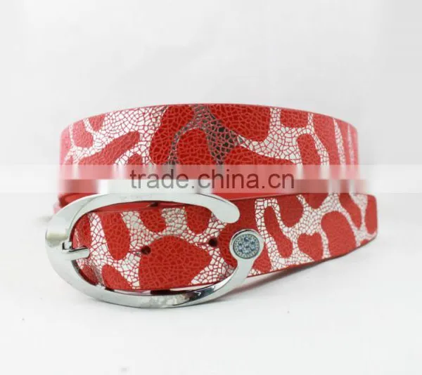 2015 New Design Fashion Belts for Lady PU Belts With Rhinestone Buckles photo-3
