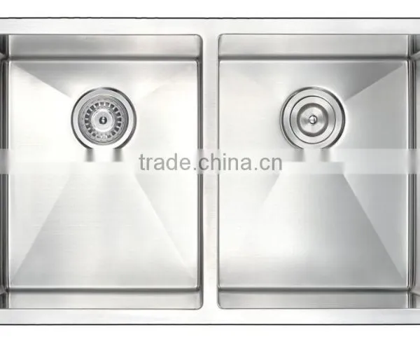 USA Stainless Steel Kitchen Sink Double Bowl With CUPC Approval photo-2