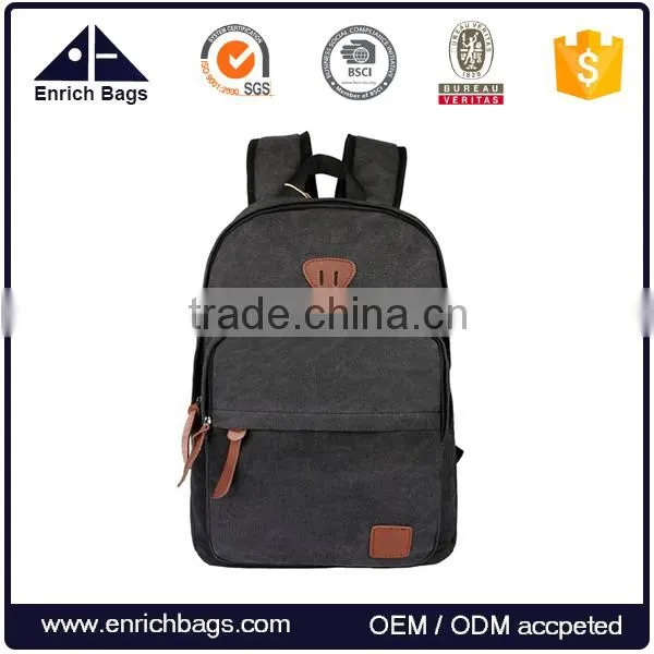 Khaki Canvas Rucksack Backpack New Models Quality Choice photo-4