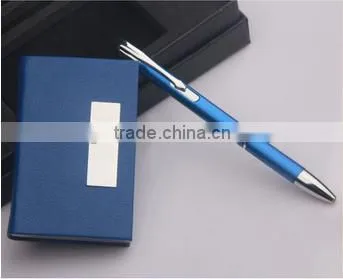 High Quality Business Card Holder And Pen Gift Set For Business