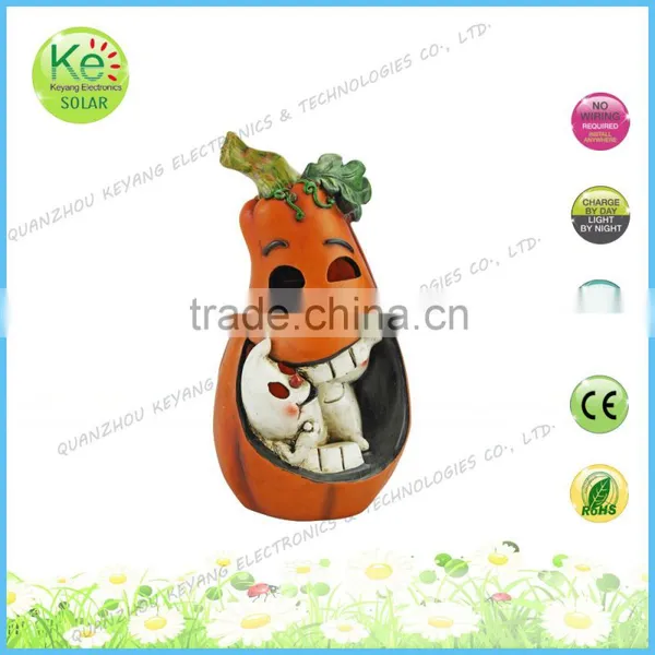 Outdoor Halloween Pumpkin Solar Spot LED Light photo-2