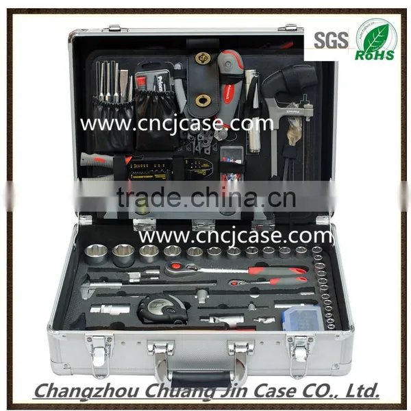 High Quality Professional Custom Silver Aluminum Case Aluminum Tool Case photo-2