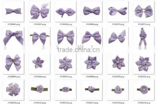 High Level Well Design Pretty Bowknot Shape Set Colorful Beads Satin Bowknot Custom photo-4