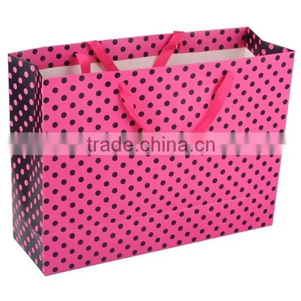 Luxury Small Dots Print Paper Gift Bag photo-2