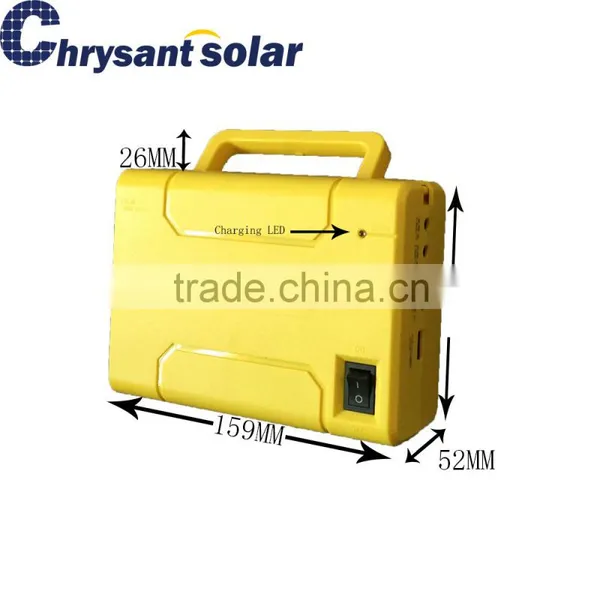 3W Portable Solar Lighting System Kit for Camping photo-5