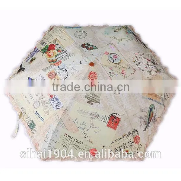 Fashional Folding Lace Umbrella photo-2