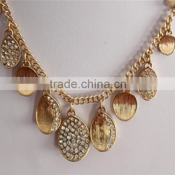 Wholesale Gold Plated Metal Charms Necklace Fashion Jewerly N669 photo-4