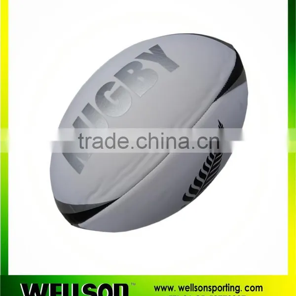 Full Size Machine Sewn Neoprene Rugby Ball photo-5