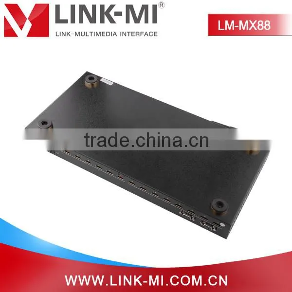 Factory Whoelsale Switching Modes:panel Buttons, Local IR, RS232 and Smart Phone Support 3D With Wifi HDMI Matrix 8x8 photo-2