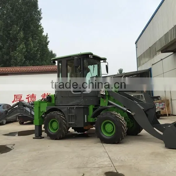Excavator Loader 1500kg Front End Tractor Lowest Cheap Price Backhoe Loader China photo-2