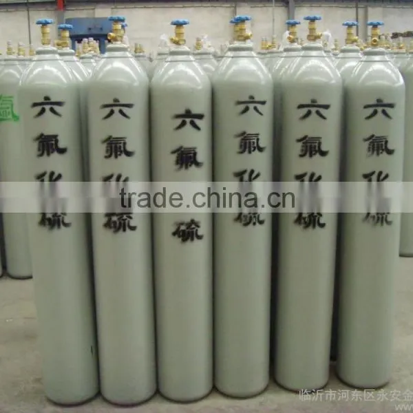 Safe SF6 Gas cylinder with different voloume Liter and kg