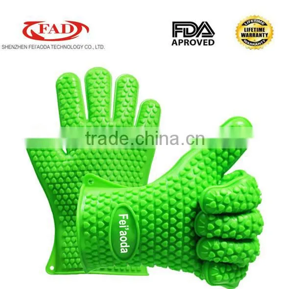 3% Discount BBQ Tools Heat Resistant Silicone BBQ/Grill Gloves photo-2