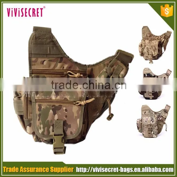 High Quality Durable Outdoor Cross Body Military Army Tactical Motorcycle Saddle Bag for Men photo-4