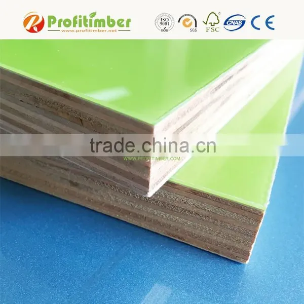 Polishing High Gloss UV Lacquered Melamine Coated Plywood photo-5