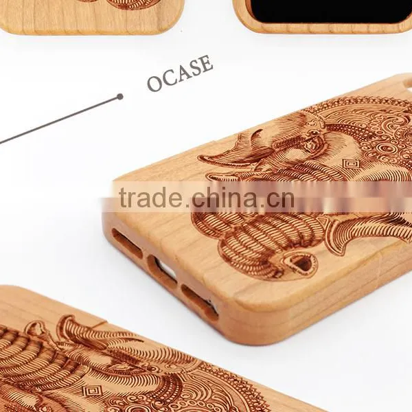 Yuanzhao Hot Sell Cherry Wood Mobile Parts Smartphone Case/Cellphone Case for Iphone 6 photo-3
