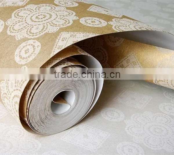2015 Manufacturer Newest Non Woven Wallpaper Design photo-5