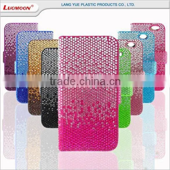 New Products 2016 Diamond PU Leather Wallet Phone Case for Iphone 5 5s se 6 6s 7 photo-6