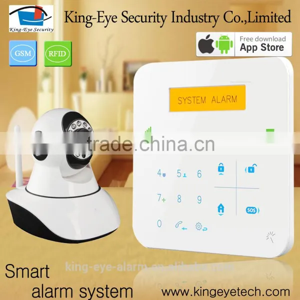 Support User Code and Installer Code Two-way Intercom Gsm Home Safe Alarme System photo-4