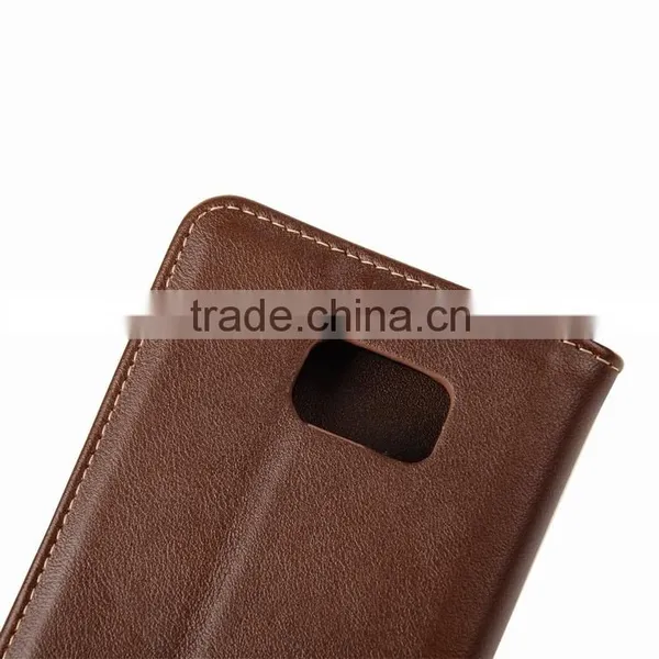 for Galaxy Note 5 Genuine Leather Case, Leather Case Pouch With Foldable Stand for Samsung Galaxy Note 5 photo-5