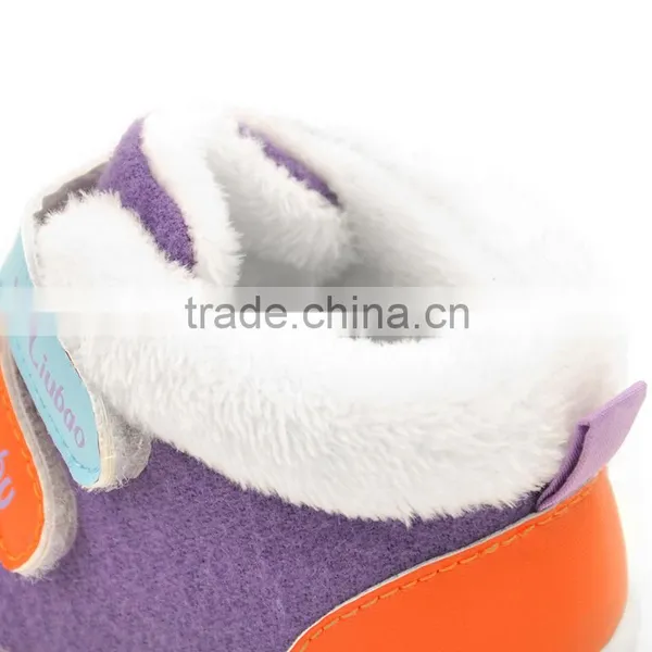 2016 Wholesale Winter Thicken Warm Soft Baby Shoes Toddler Shoes photo-5