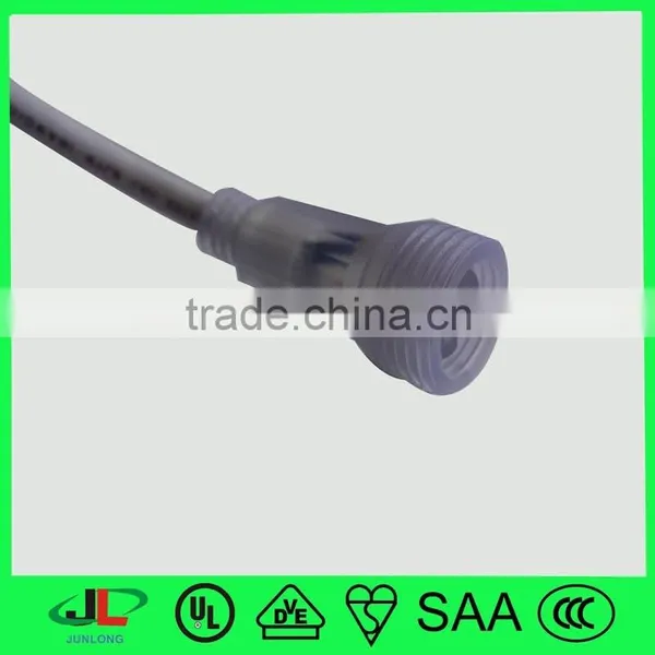 UL 2 Pin Male Plug With Fuse, UL Waterproof Female Plug and American Flexible Extension Cord photo-3