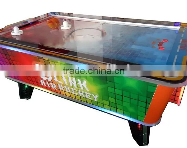 Amusement Air Hockey Table Indoor Sport Game Machine Coin Operated Arcade Light Air Hockey Table Game Machine photo-2