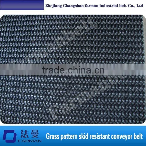 2mm Black Green Diamond Matte PVC Conveyor Belt for Treadmill Walking Running Belt photo-4