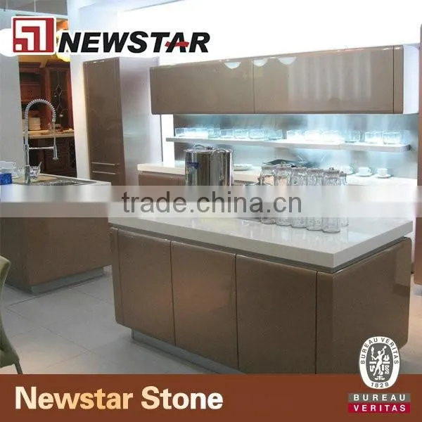 Newstar Quartz Stone Kitchen Countertop photo-6